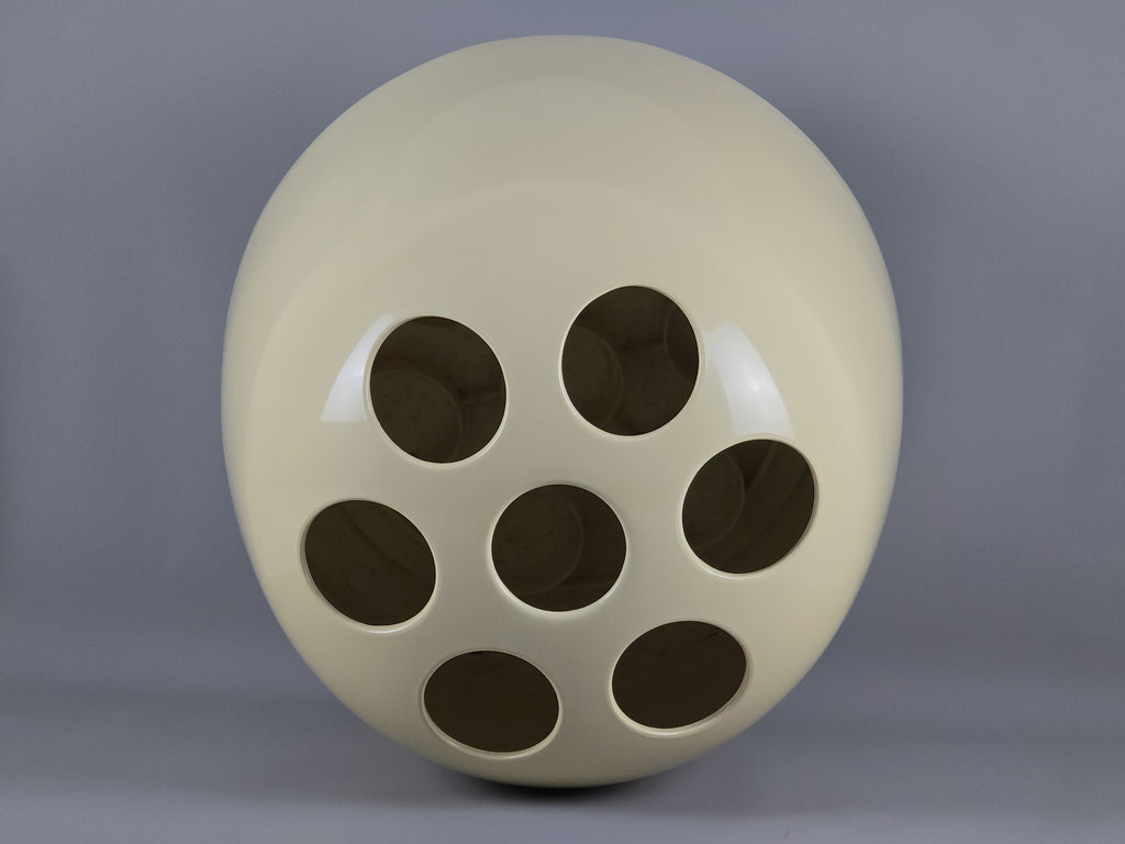 artemide milano dedalo umbrella stand view of top cutouts