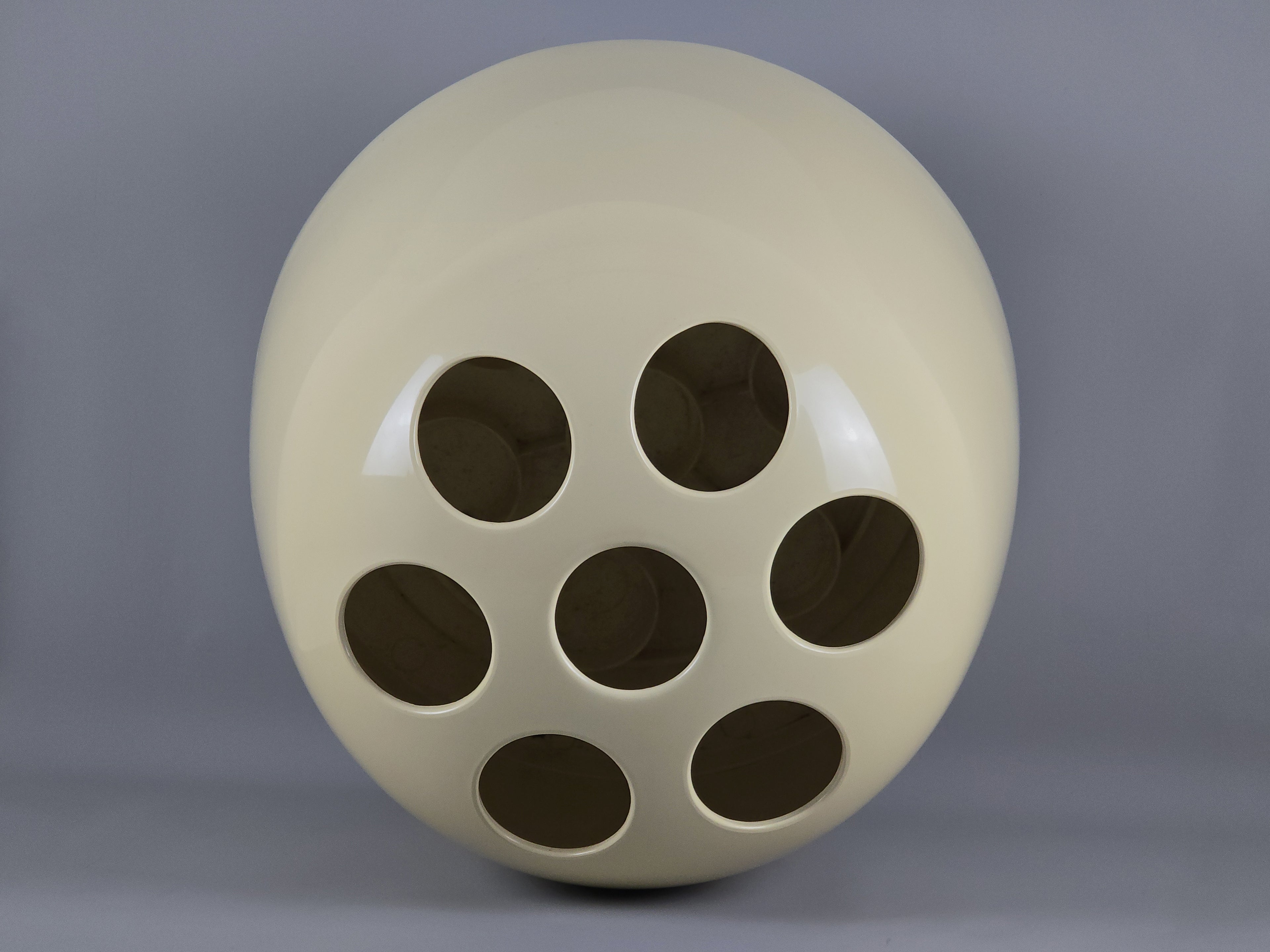 artemide milano dedalo umbrella stand view of top cutouts